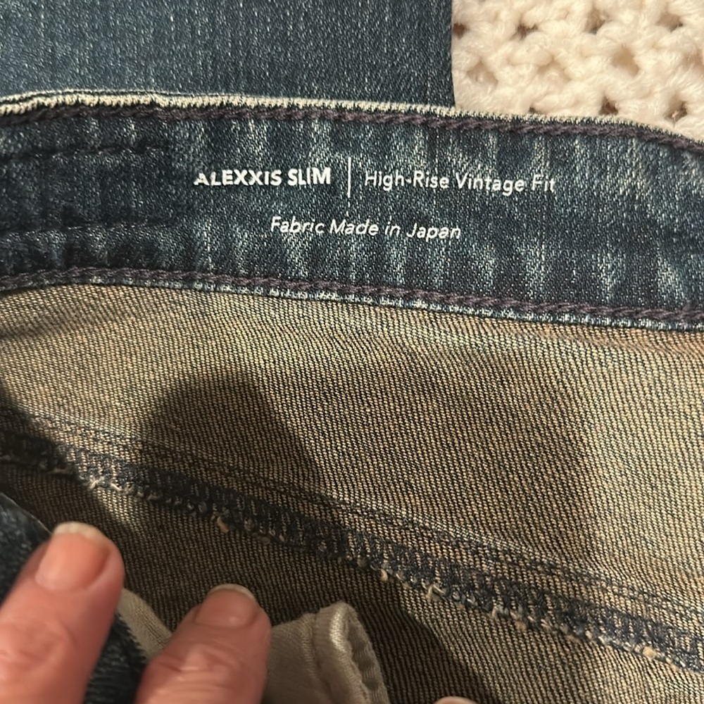 AG MENS JEANS ALEXXIS  SLIM HIGH RISE VINTAGE FIT Blue Jeans - Picture 8 of 14